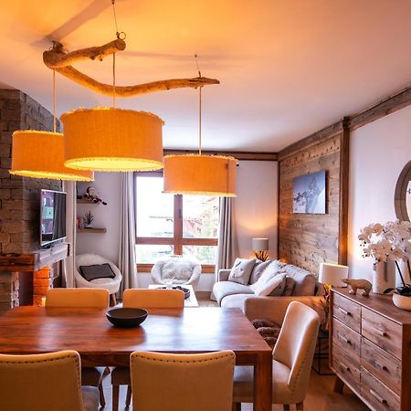 Arcs 1950 Appartement Luxe Type Chalet 5 A 7 Personnes Vue Imprenable Sur Le Montblanc Skis Aux Pieds Les Arcs  Exteriör bild