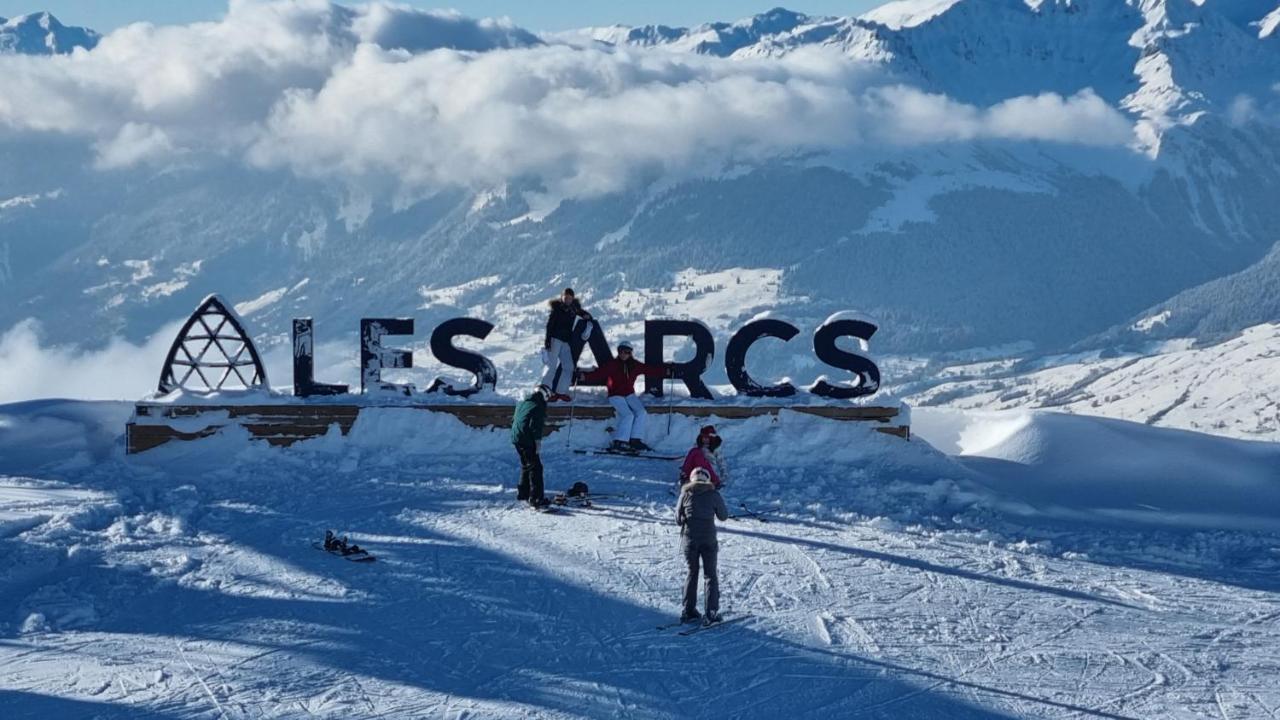 Arcs 1950 Appartement Luxe Type Chalet 5 A 7 Personnes Vue Imprenable Sur Le Montblanc Skis Aux Pieds Les Arcs  Exteriör bild