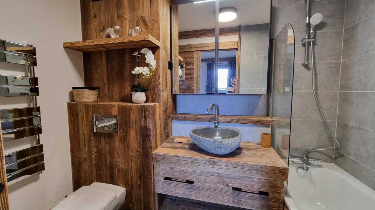 Arcs 1950 Appartement Luxe Type Chalet 5 A 7 Personnes Vue Imprenable Sur Le Montblanc Skis Aux Pieds Les Arcs  Exteriör bild