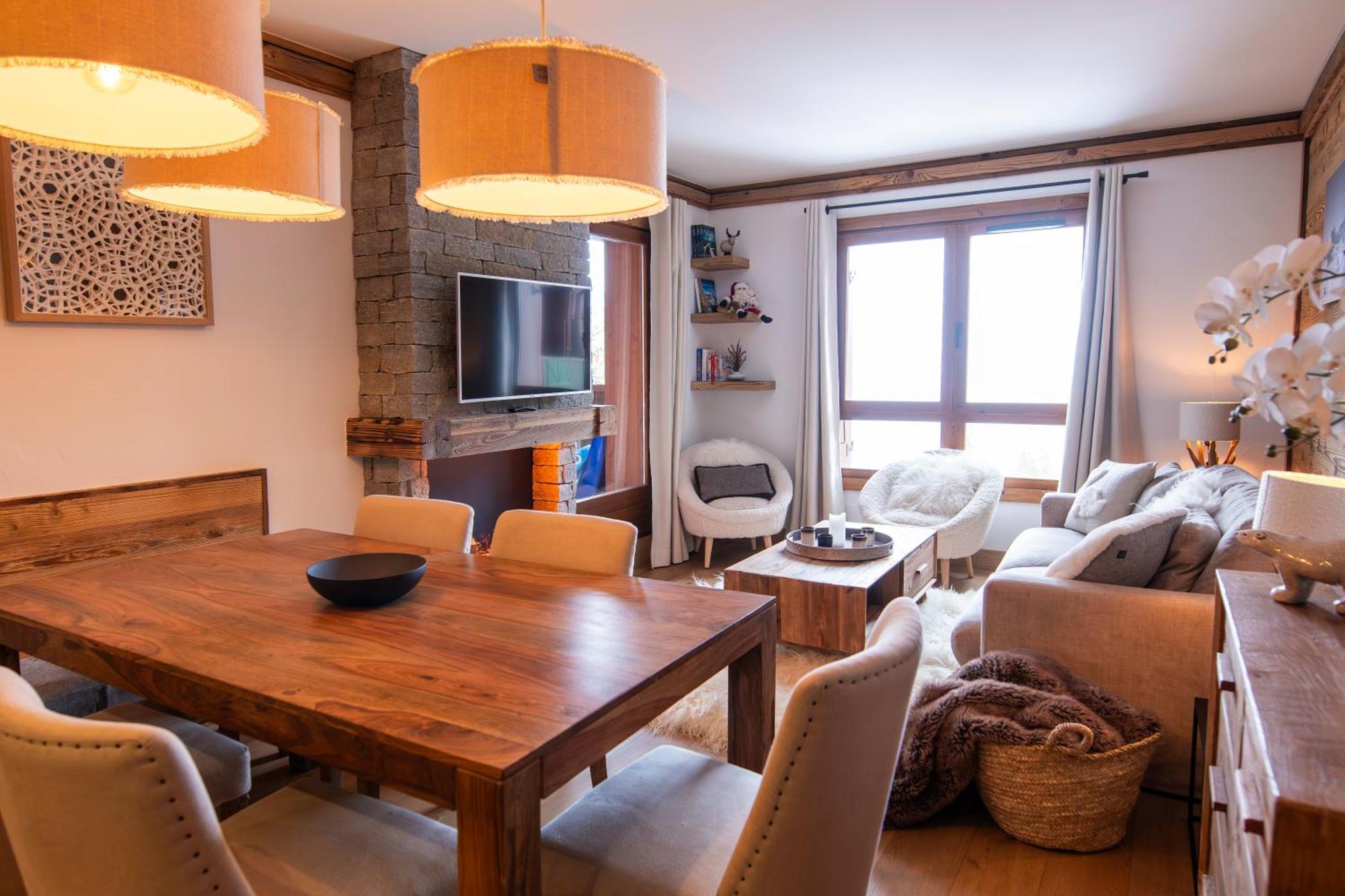 Arcs 1950 Appartement Luxe Type Chalet 5 A 7 Personnes Vue Imprenable Sur Le Montblanc Skis Aux Pieds Les Arcs  Exteriör bild