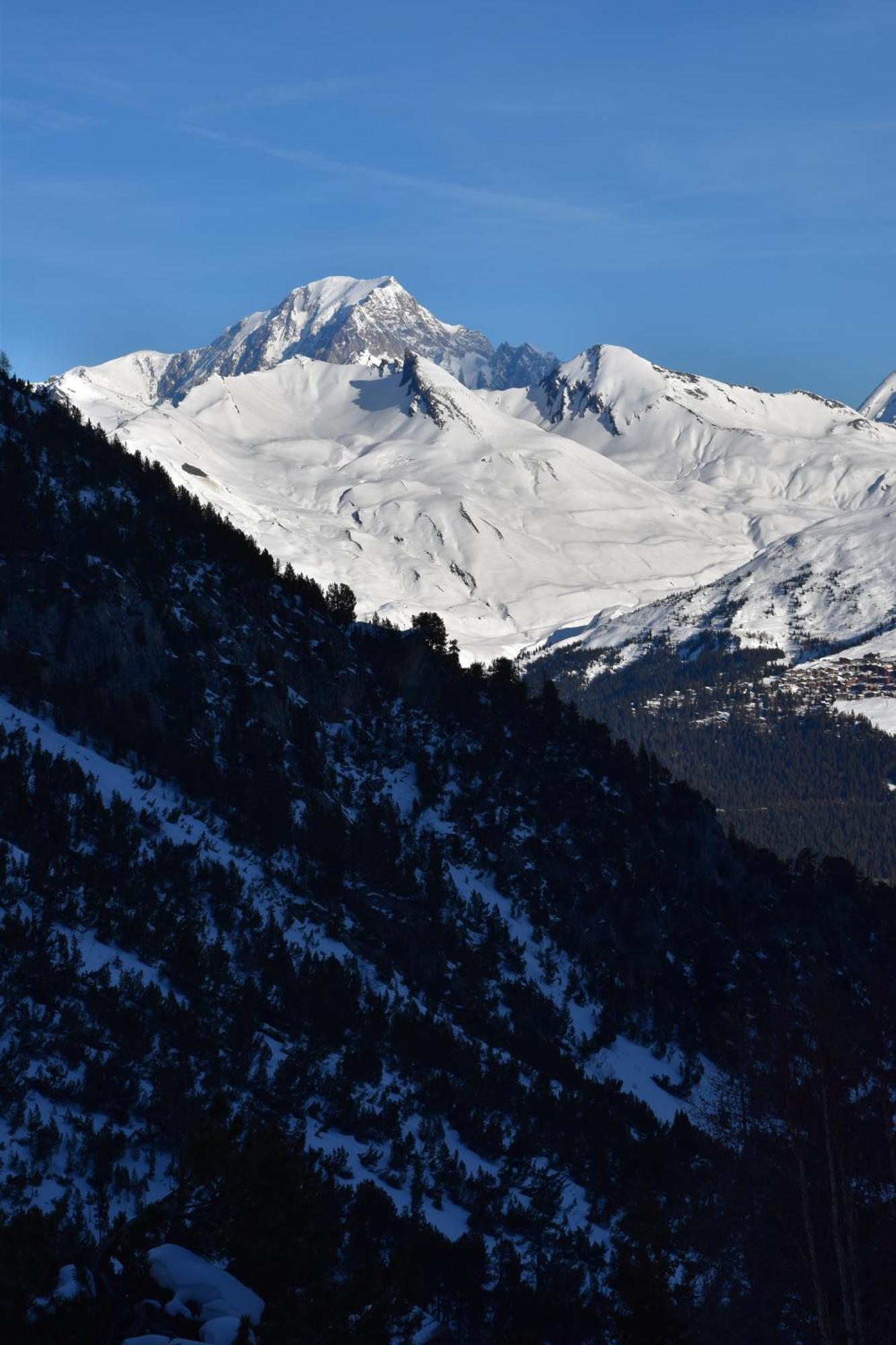 Arcs 1950 Appartement Luxe Type Chalet 5 A 7 Personnes Vue Imprenable Sur Le Montblanc Skis Aux Pieds Les Arcs  Rum bild